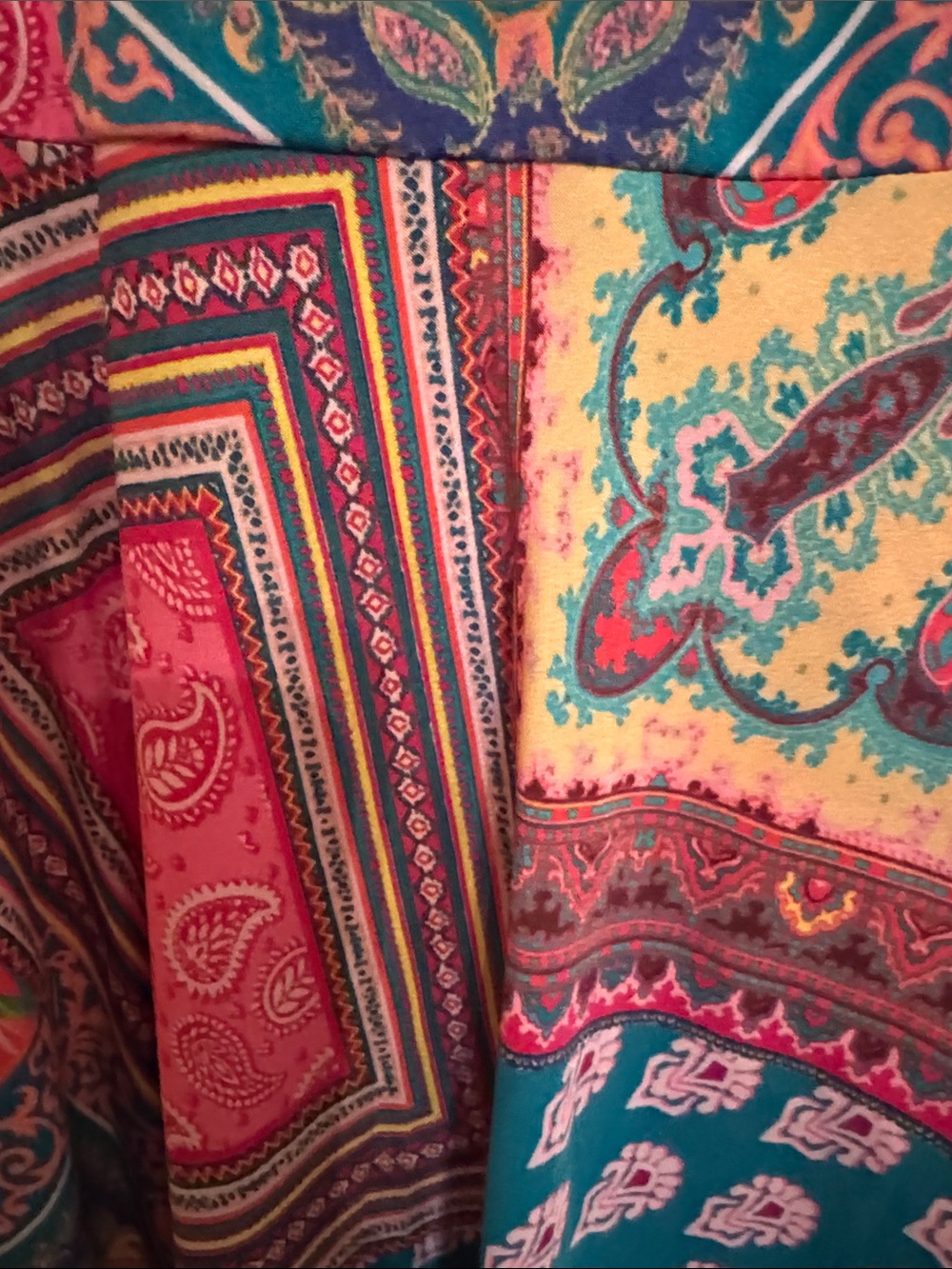Eliza J Pink & Teal Paisley Halter Maxi Dress - Beautiful Dress - Picture 7 of 8